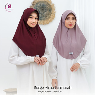 TERMURAH !!! Bergo Chaesa Alma Instan Daily Sporty Hijab // Kerudung Bergo Hamidah M sporty Daily By alma