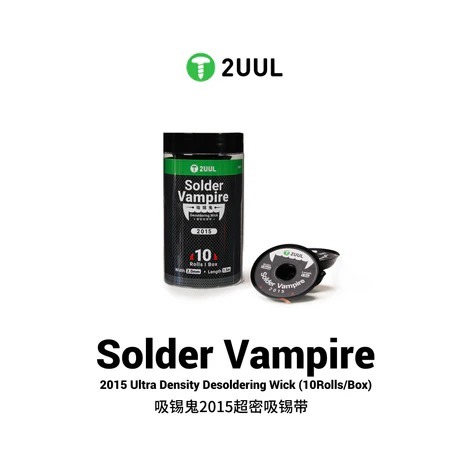 SOLDER WICK 2UUL DW15 Solder Vampire Desoldering Wick 2015 10 ม้วน/กล่อง