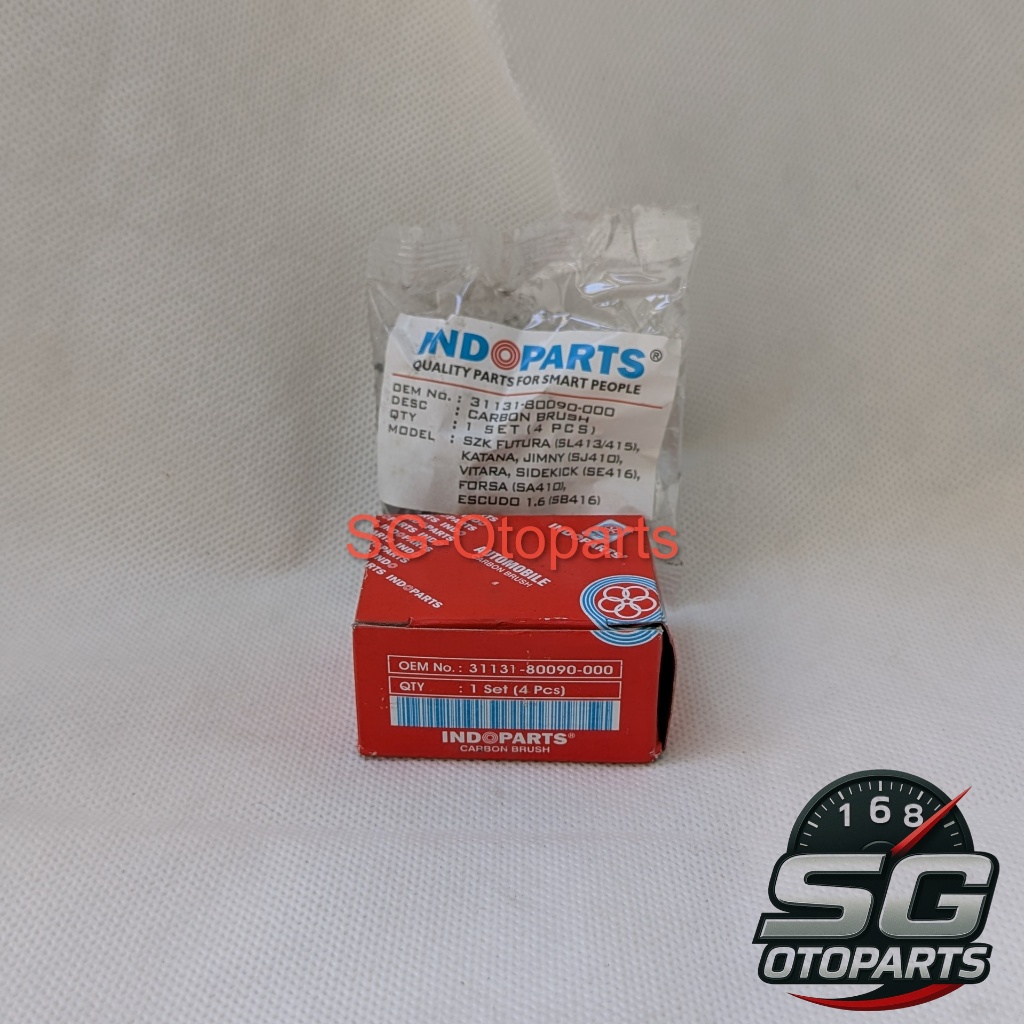 ชุดแปรงถ่าน มอเตอร์สตาร์ท Suzuki Futura / Katana / Vitara – 31131-80090-000 ของแท้ INDOPARTS