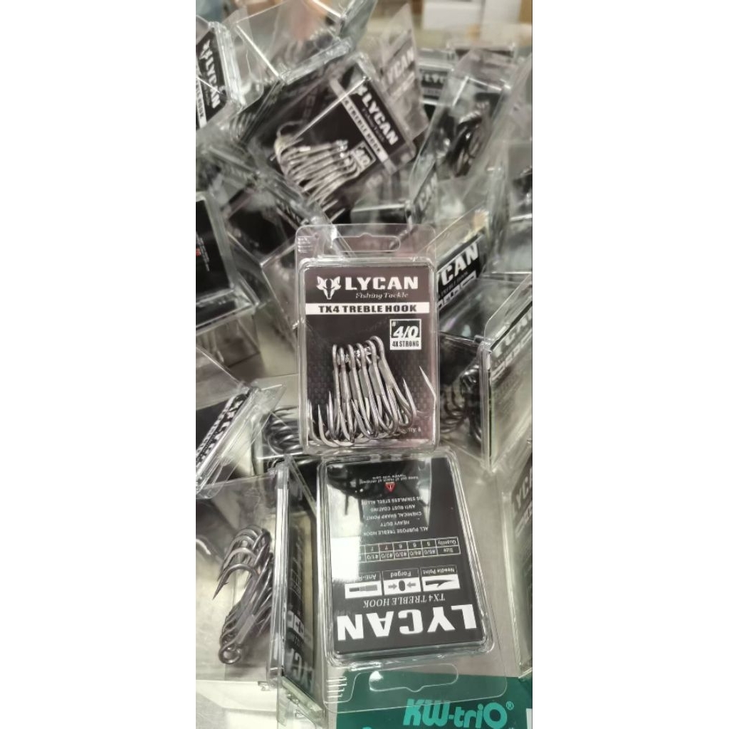 Lycan TX4 Treble Hook 4x แข็งแรง