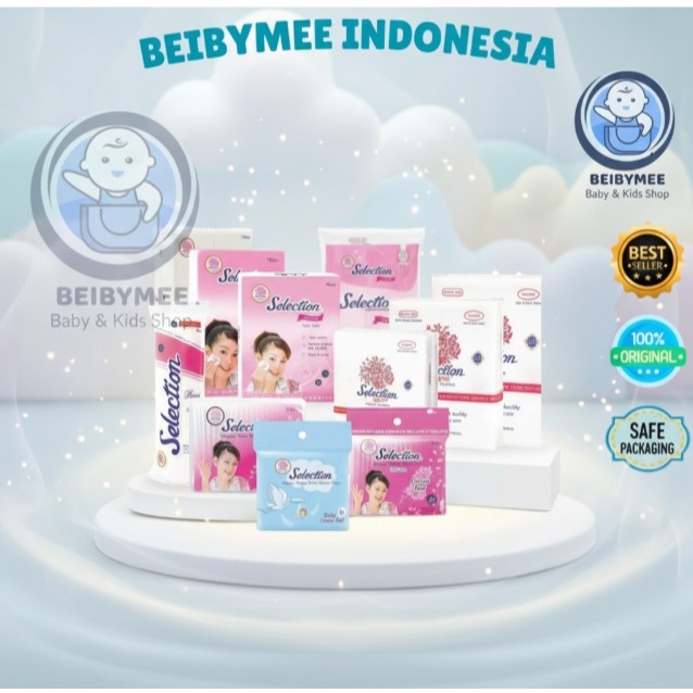 Beibymeeindonesia Selection Beauty Cotton 35Gr 50Gr 75Gr 60Gr | สําลีก้าน 100s 180s ดั้งเดิม