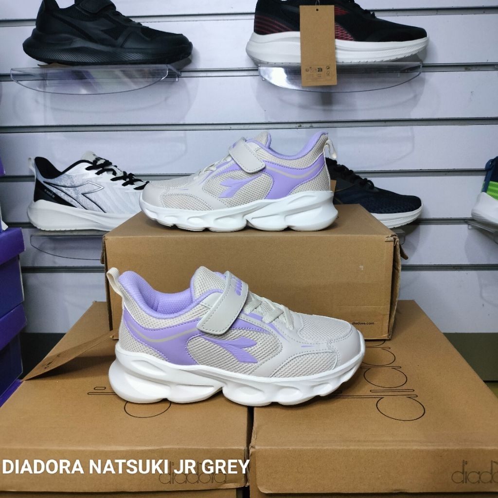 Diadora NATSUKI JR GREY ORIGINAL 100%