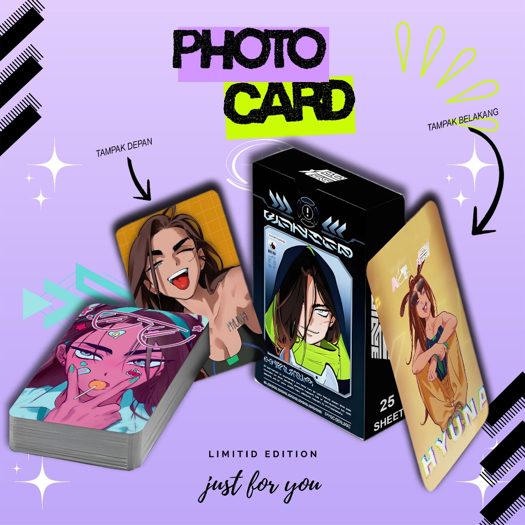 HYUNA ALIEN STAGE PREMIUM PHOTOCARD SET 25 แผ่น