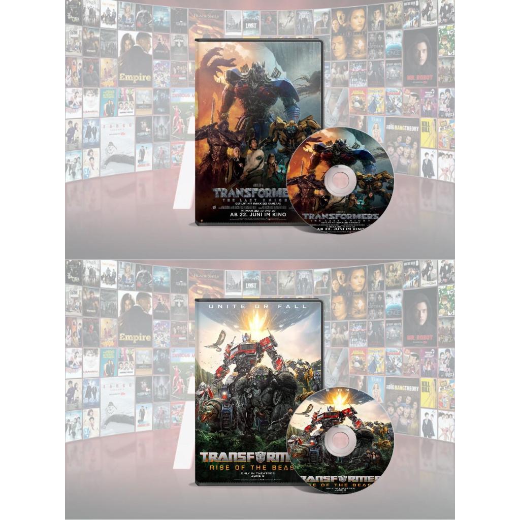 Transformers The Last Knight DVD (2017) + Transformers Rise Of the Beasts DVD (2023)