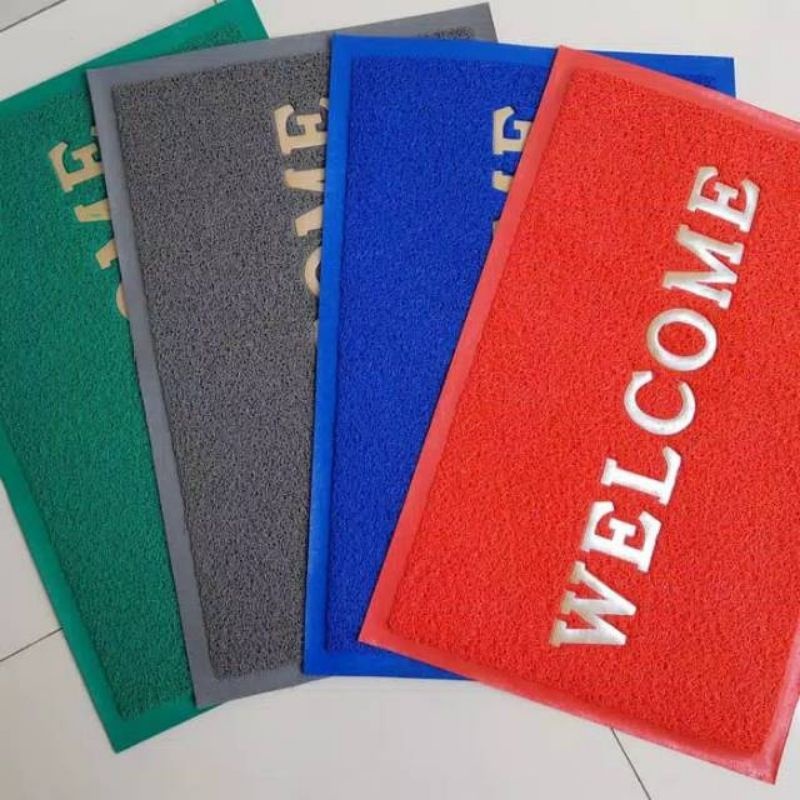 WELCOME ANTI-SLIP FLOOR MAT - พรมเช็ดเท้าประตูหน้า