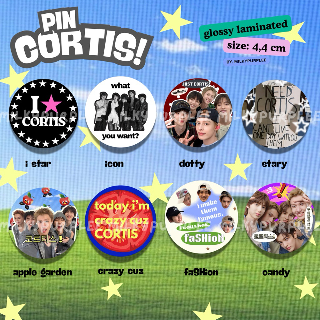 CORTIS PIN [UNIT] KPOP CUTE PIN สําหรับกระเป๋าของขวัญคลิปพี่น้อง
