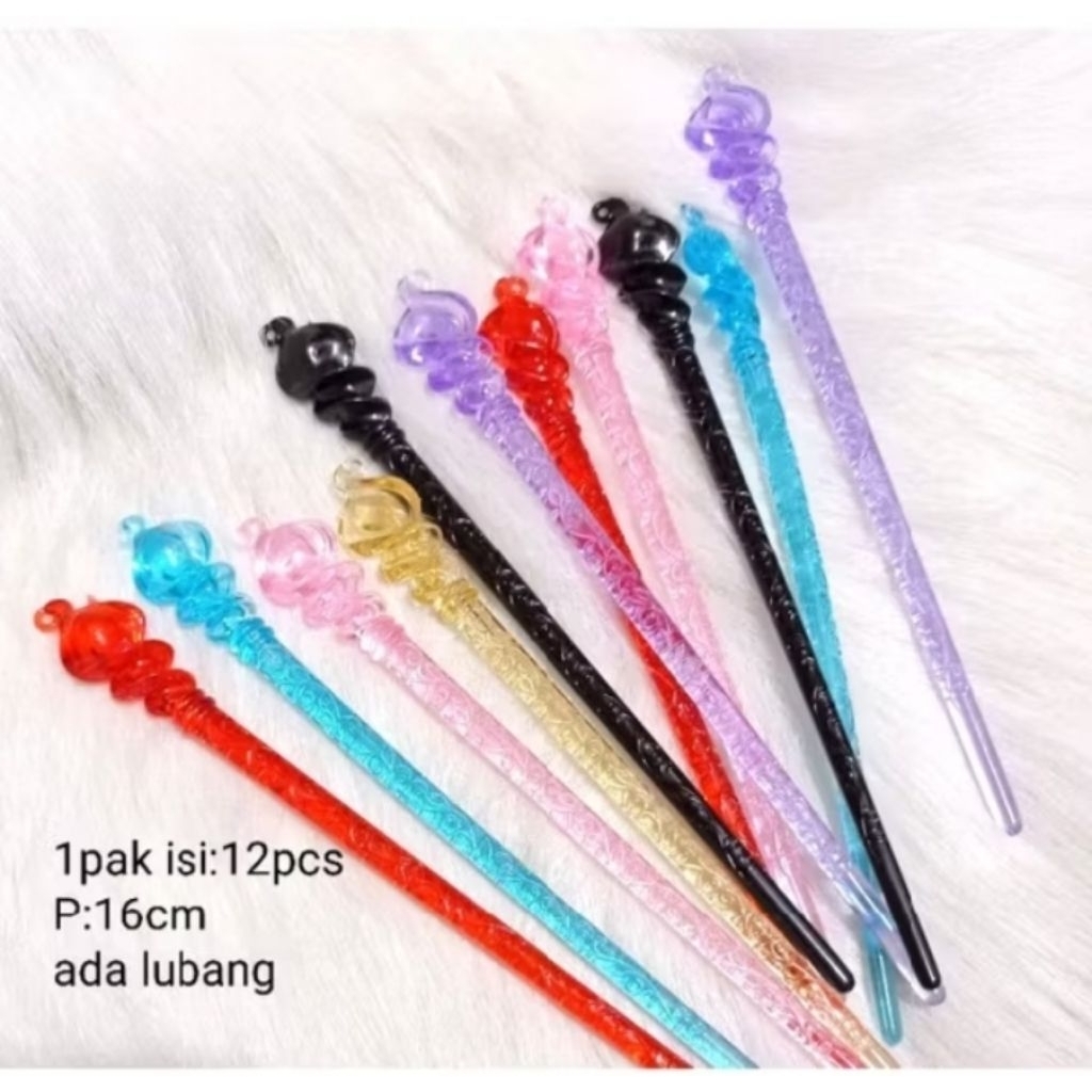 Tuding agaji คริสตัลพรีเมี่ยมหนาแข็งแรงสามารถเลือกสีได้ / ไม้ลาม / สีตัวชี้ Iqra 1 ชิ้น