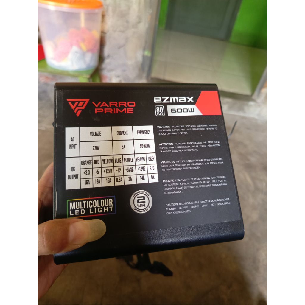 PSU VARRO EZMAX 500W (80+)