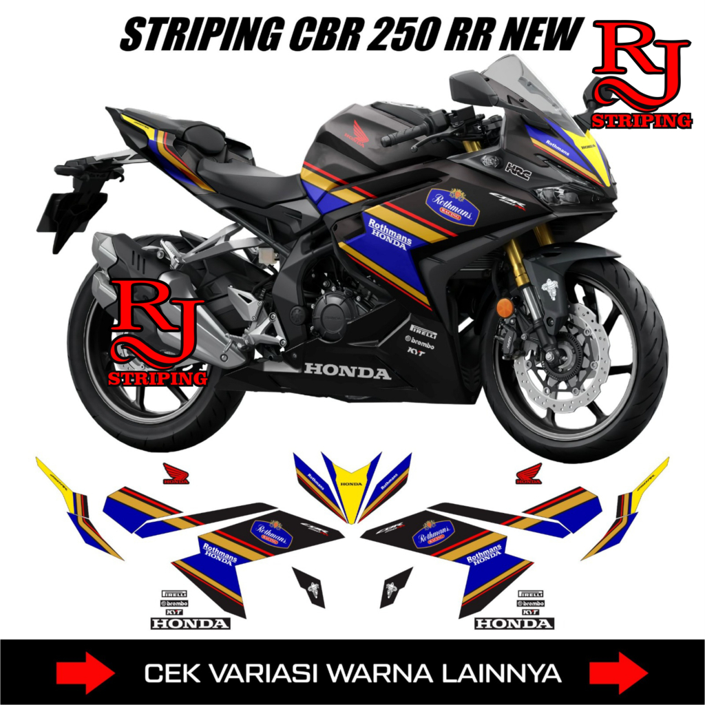 HONDA CBR250RR ใหม่ K45N STRIPING สติ๊กเกอร์ / ใหม่ CBR 250RR สติ๊กเกอร์มอเตอร์ไซค์ K64N
