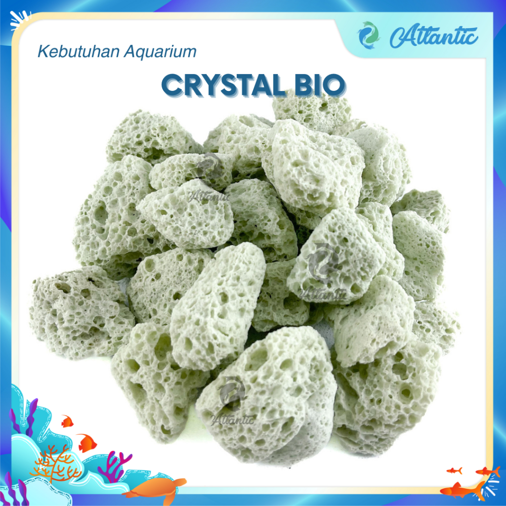 Crystal Bio 200 กรัม Bacteria House Bio Cristal Bio Filter Media 200g