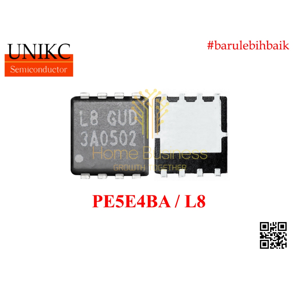 IC PE5E4BA PE5E4 BA L8 GUD L8 GUC L8 GUV NIKO MOSFET N-Channel Nch N-ch 30V 31A DFN8 3X3 สวิทช์ DC-D