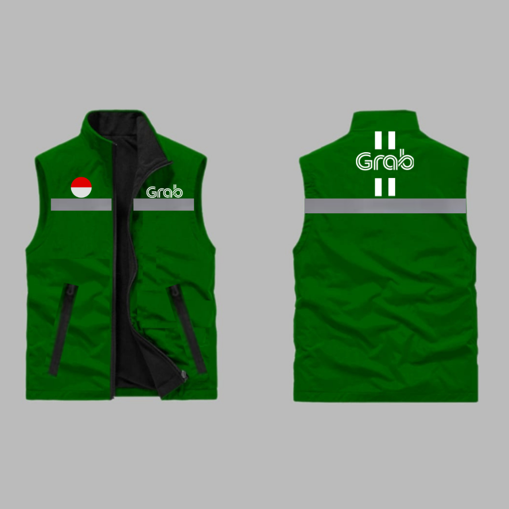 !!! เสื้อกั๊กกลางแจ้งล่าสุดสําหรับ Grab Ojol - Online Ojol Vest เย็นสบาย - สามารถปรับแต่งได้