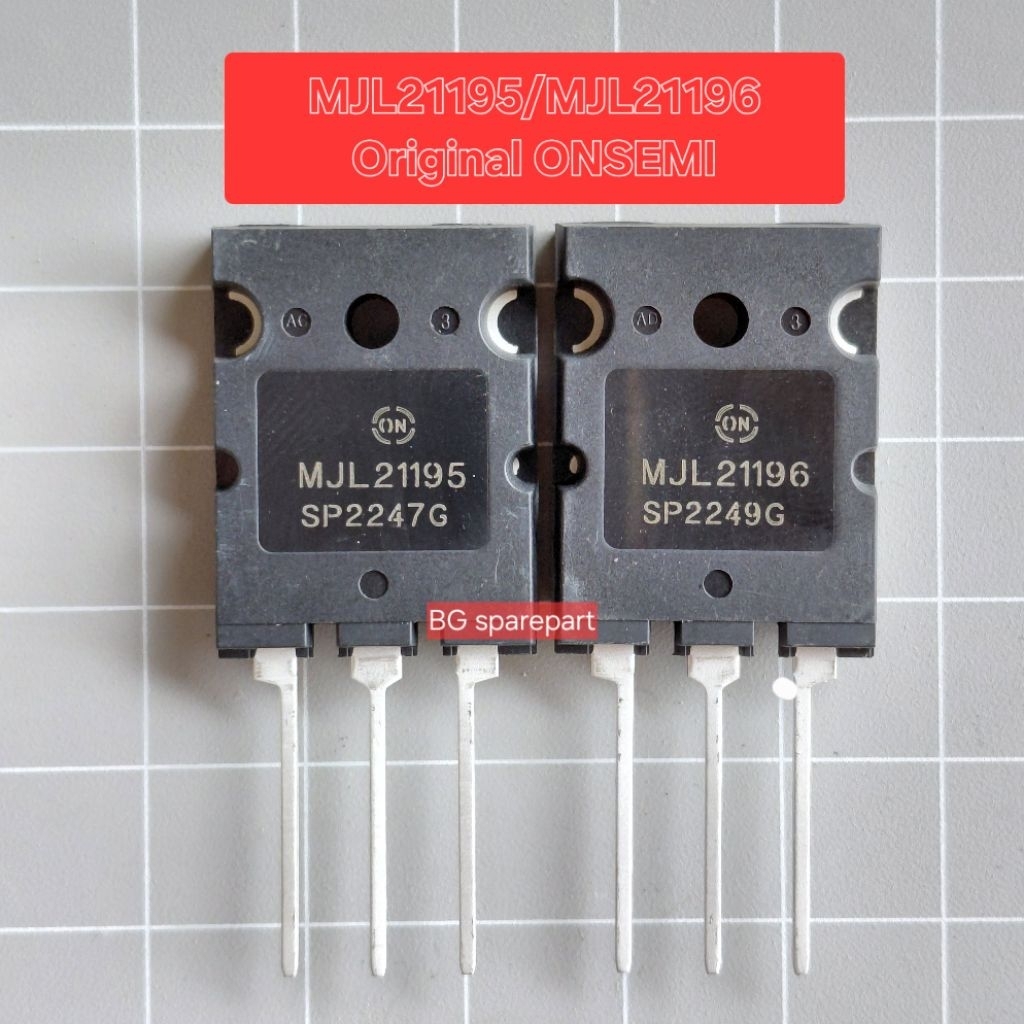 MJL21195 MJL21196 ต้นฉบับ ONSEMI