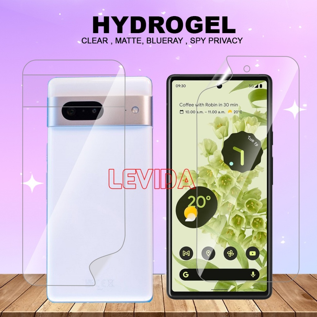 ป้องกันรอยขีดข่วน Google Pixel 7 Google Pixel 7A Google Pixel 7 Pro Hydrogel Clear / Clear Matte Ant
