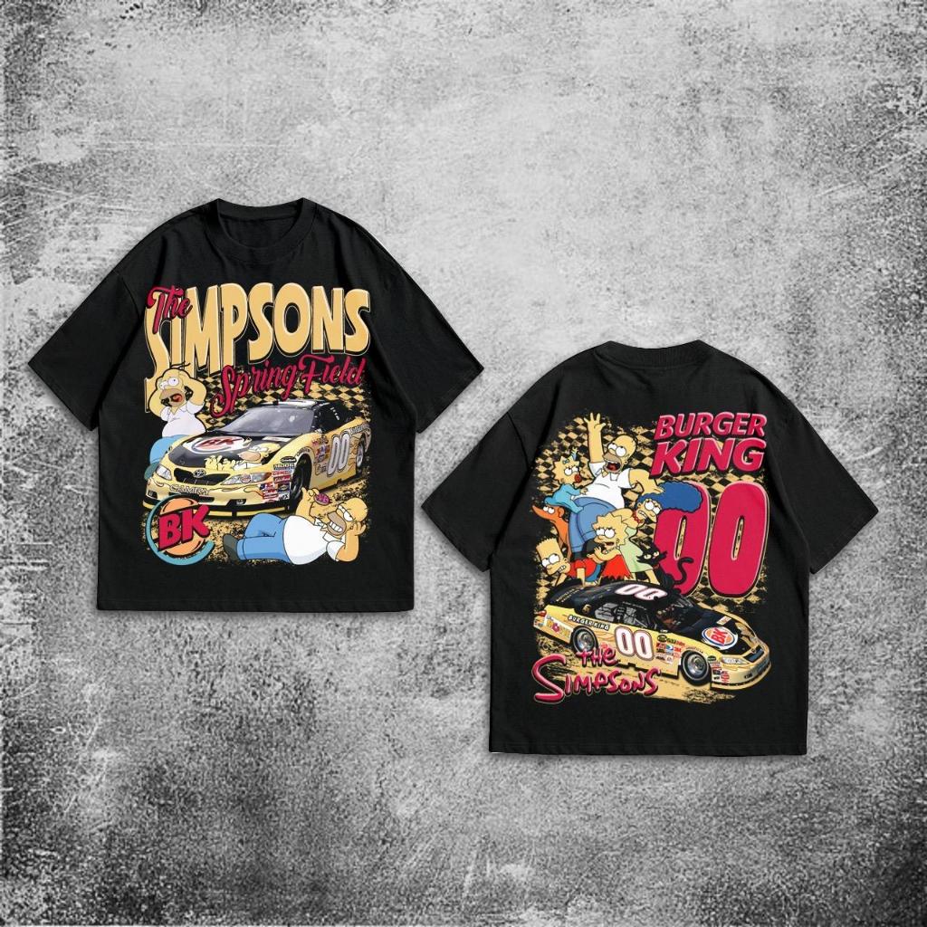 P&B เสื้อยืด Oversize The Simpsons - เสื้อยืด The Simpsons Oversize Black 20s