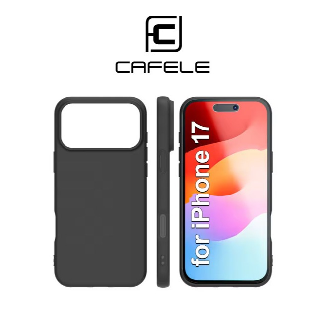 CAFELE Ultra Thin Softcase ยืดหยุ่น 0.6 มม. (บาง) - iPhone 17 / iPhone 17 Air / iPhone 17 Pro / iPho