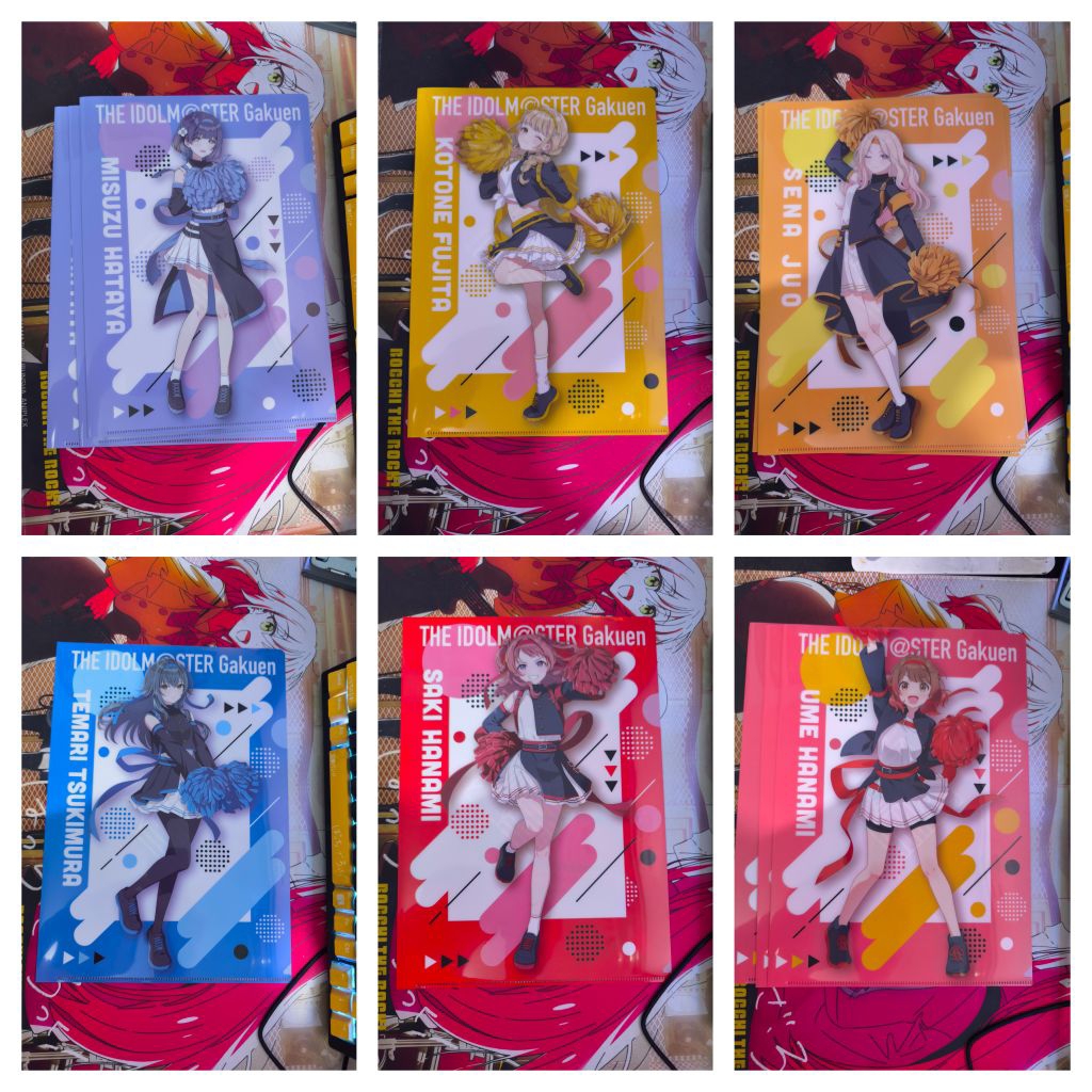 Gakuen Idolmaster Seven-Eleven Collaboration Clear File