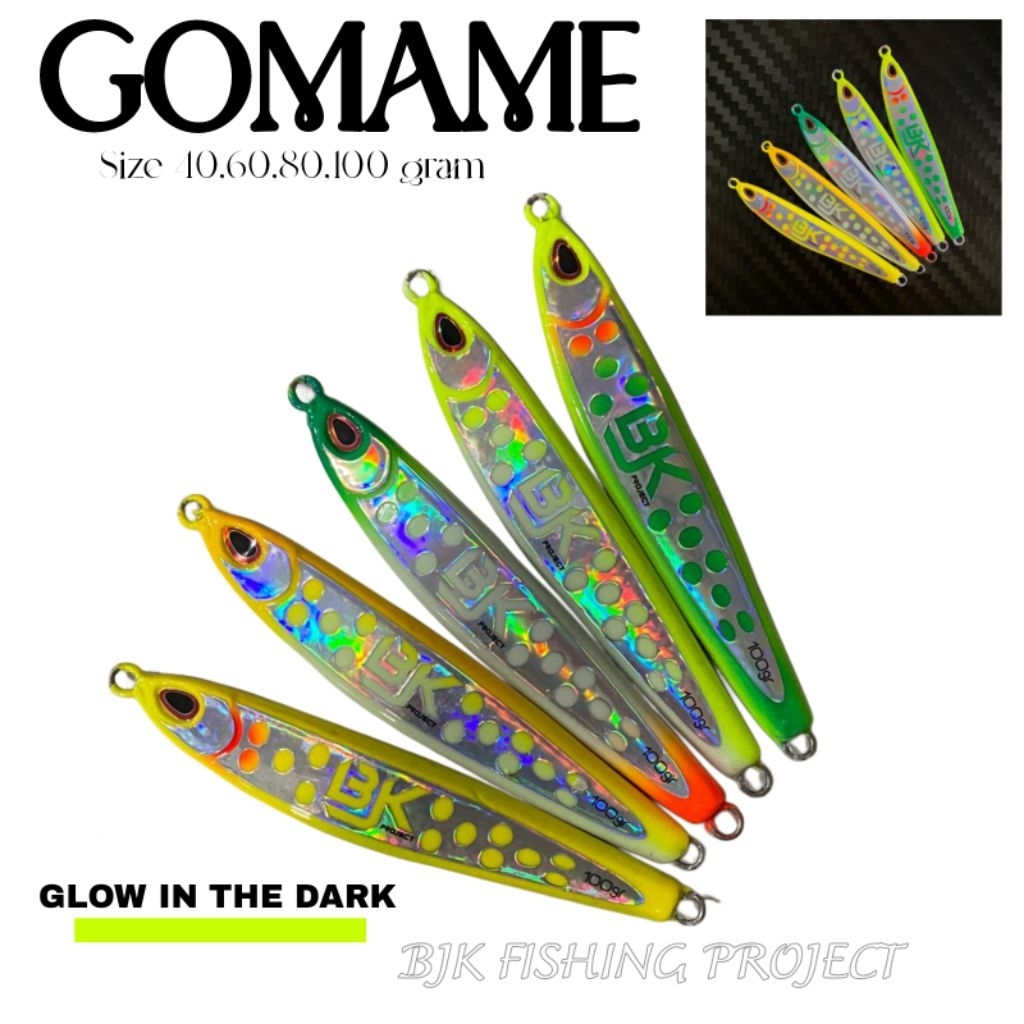 METAL JIG GOMAME เวอร์ชันใหม่ SCALE F. POLKADOT 40g ถึง 100g เหยื่อตกปลา bjk