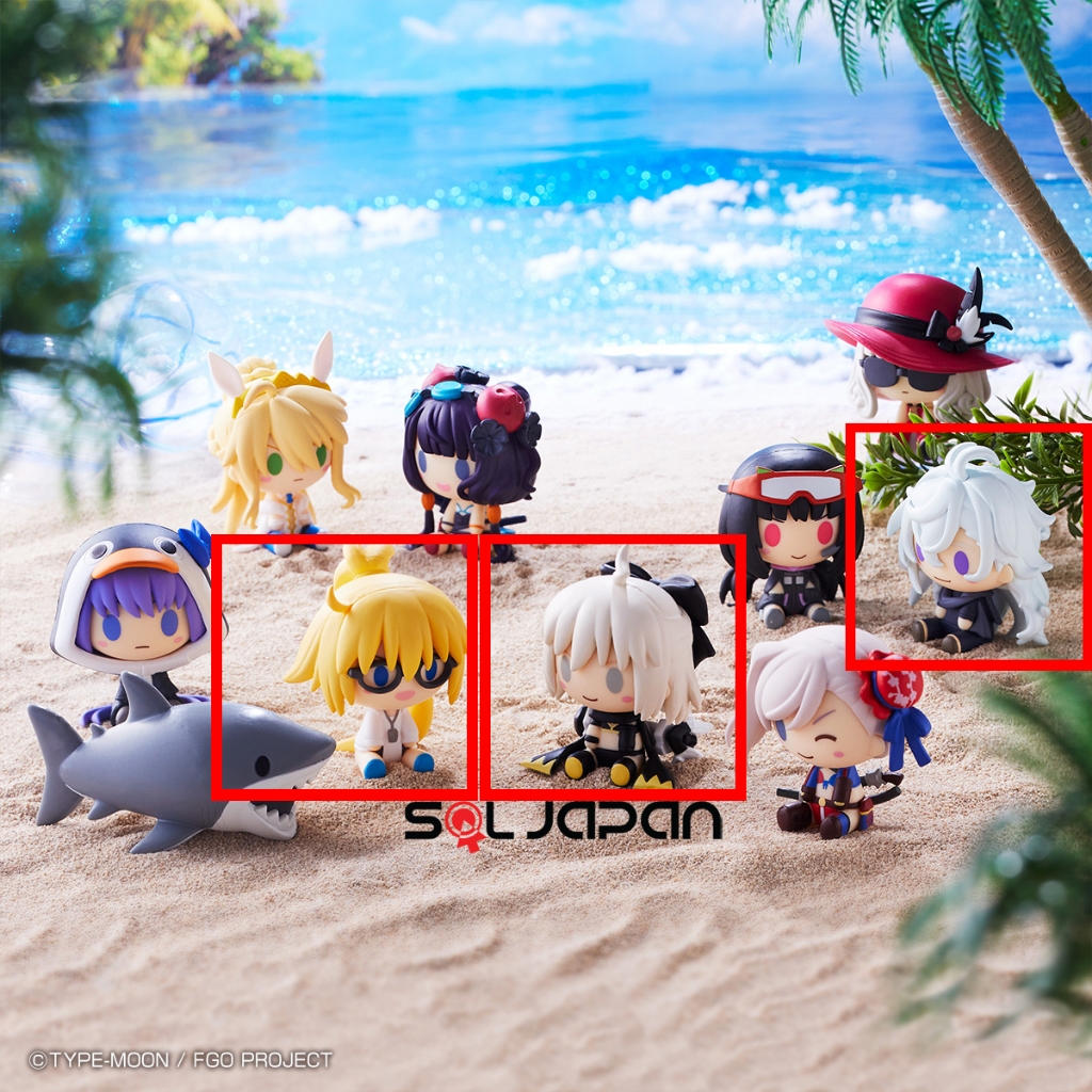 Fate Grand Order FGO Chokonoko Figure Ruler Artoria Arthuria Altria Archer Jeanne Reese XP