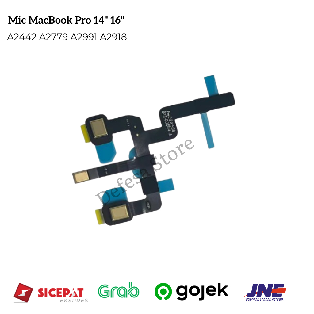 MacBook Pro 14" 16" A2442 A2779 A2991 A2918 2021 2022 2023 ไมโครโฟน