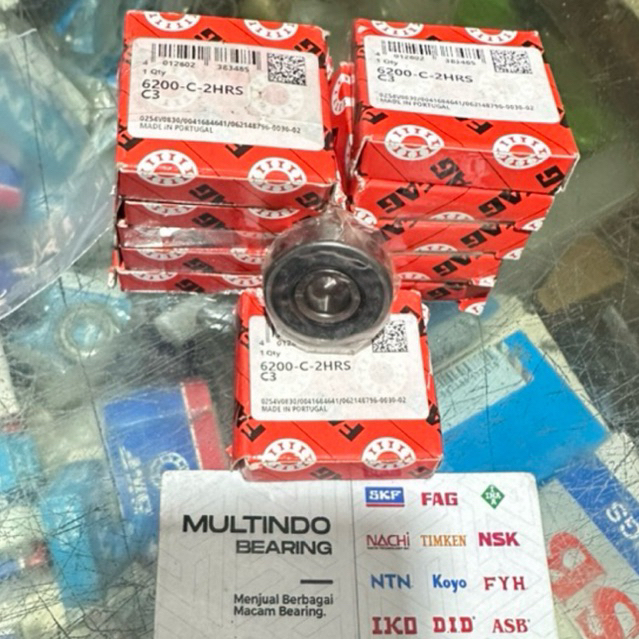 BEARING 6200 C 2HRS 2RS 2RSR C3 FAG ORIGINAL