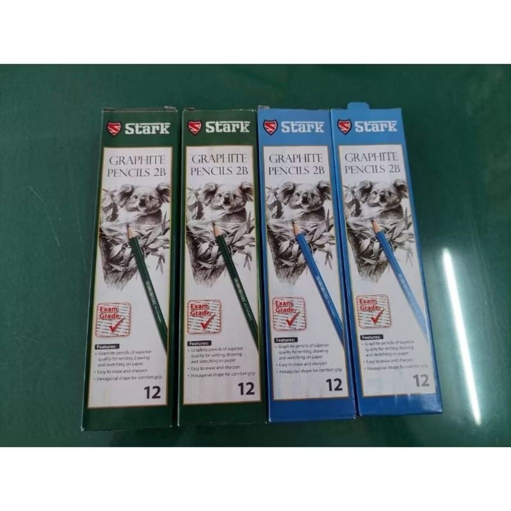 STARK 2B PENCIL OFFICE SCHOOL EXAM 1 DOZEN