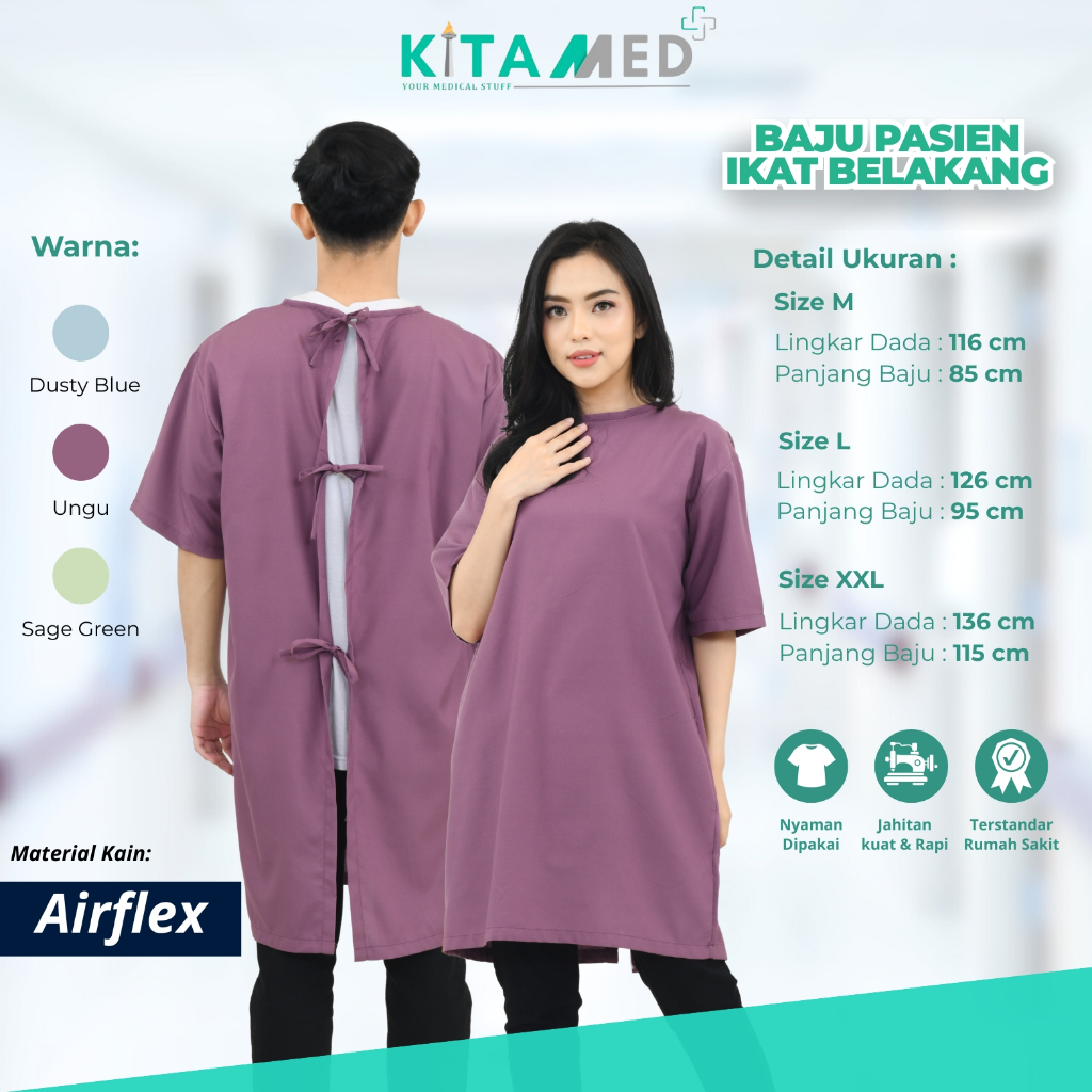 ถูกที่สุด แขนสั้นผ้าฝ้ายอินพโรงพยาบาลผู้ป่วยเสื้อผ้าสําหรับผู้ชายและผู้หญิง