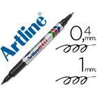 Artline EK-041T ปากกามาร์กเกอร์สีดําและสีน้ําเงิน