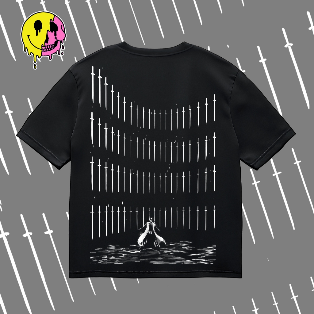 LRCO STORE - เสื้อยืดหวี Bleach Byakuya Bankai พิมพ์สกรีน A2