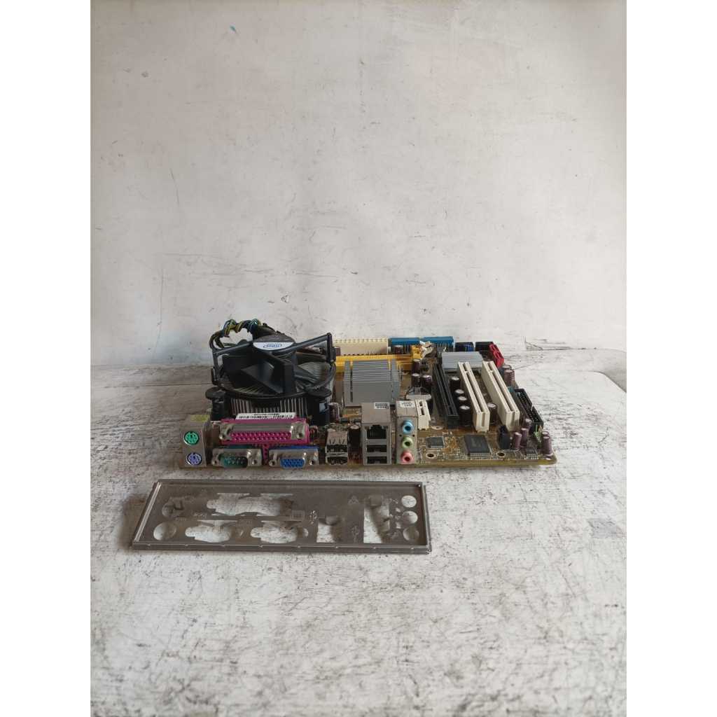 Asus p5gc-mx/1333 intel core duo e7500 ddr2 lga 775 mainboard พร้อมใช้งาน