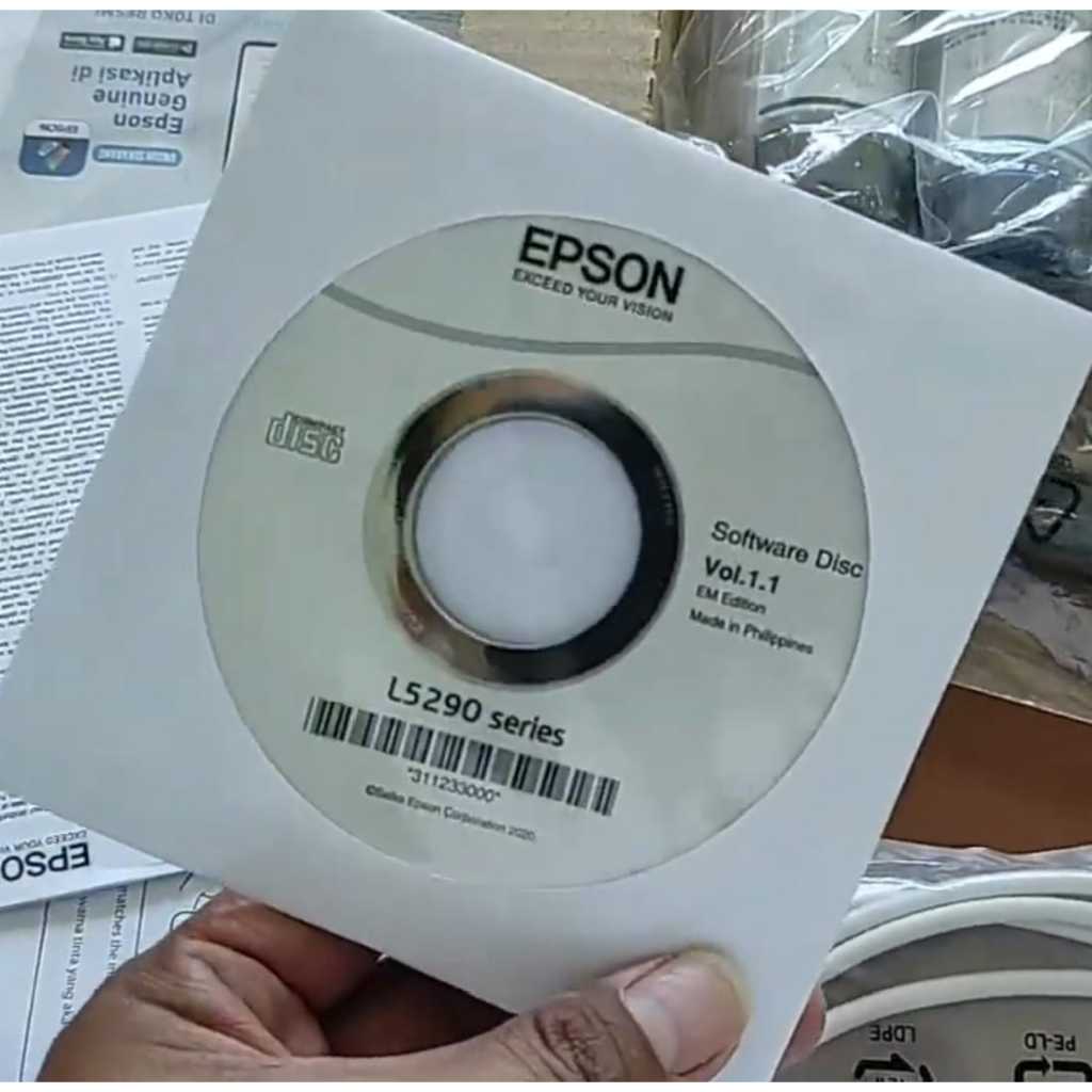 DVD DRIVER PRINTER EPSON ECOTANK L5290 SERIES ORIGINAL COPY