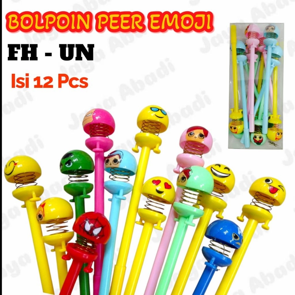 EMOJI BALLPIN / EMOJI PEER / CHARACTER POLPEN