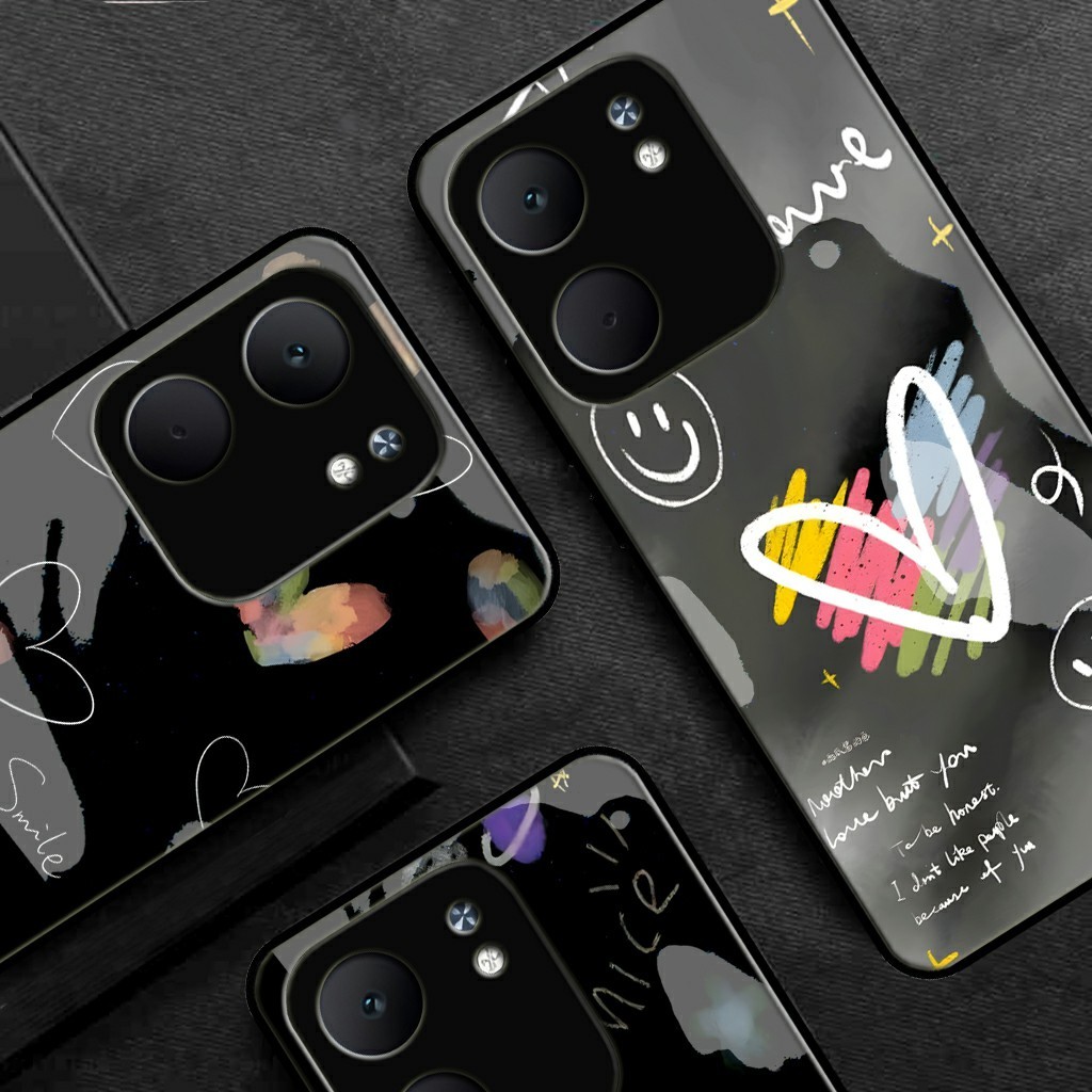 ล่าสุด Oppo A5x Glass Softcase 2025 [FC77] เคส Oppo A5x - เคสโทรศัพท์ Oppo A5x - ฟิล์มกันรอยโทรศัพท์