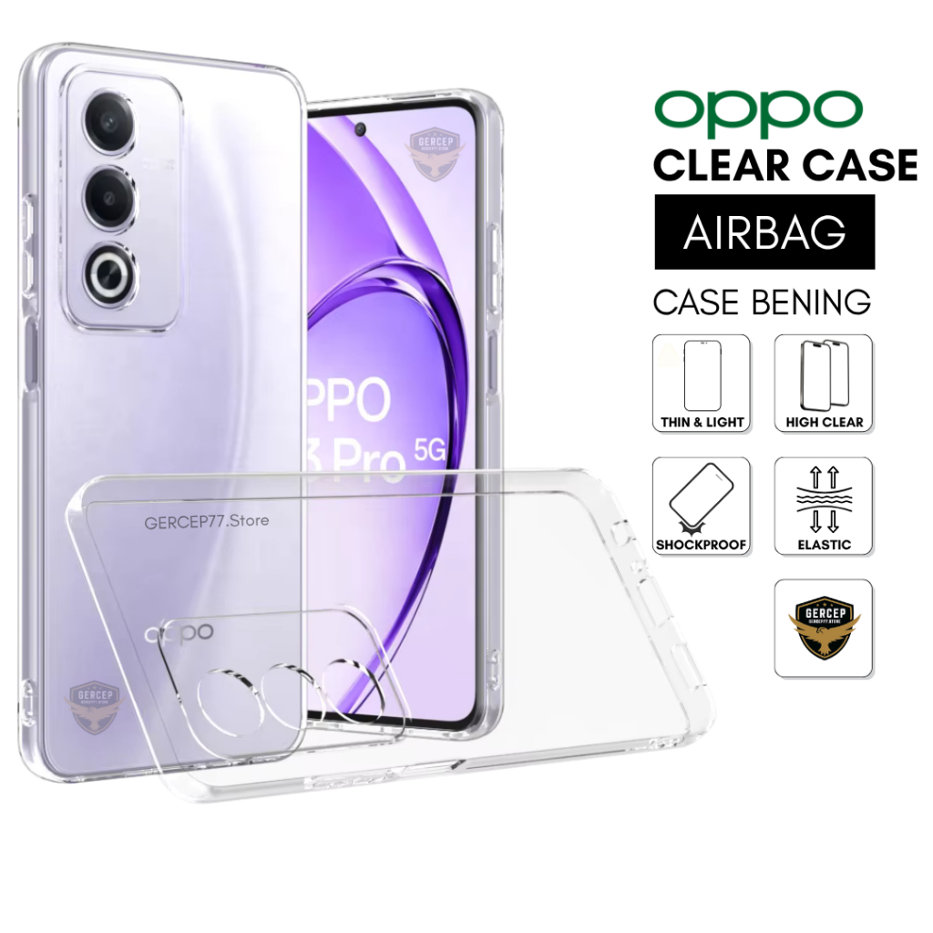 เคสใส AirBag Oppo A5 5G A5i A5x A5 Pro 5G A3x A3 Pro 5G A3 2024 เคสนิ่มใส