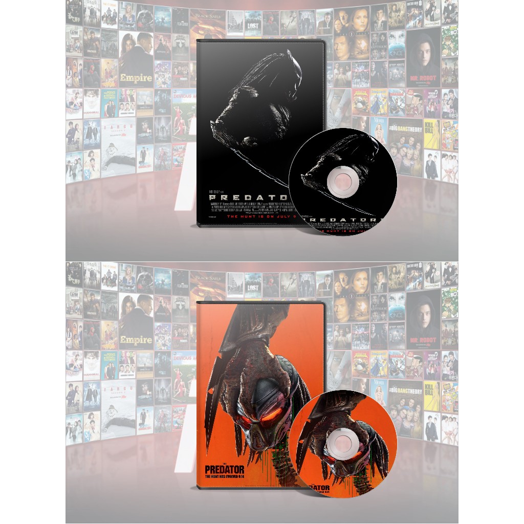 DVD Predators (2010) + DVD The Predator (2018) Collector Edition