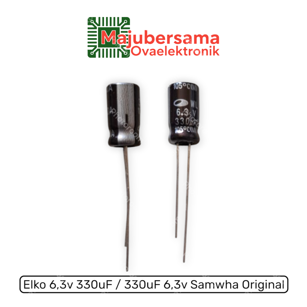 10 ชิ้น - Elko 6.3v 330uF / 330uF 6.3v Samwha Original