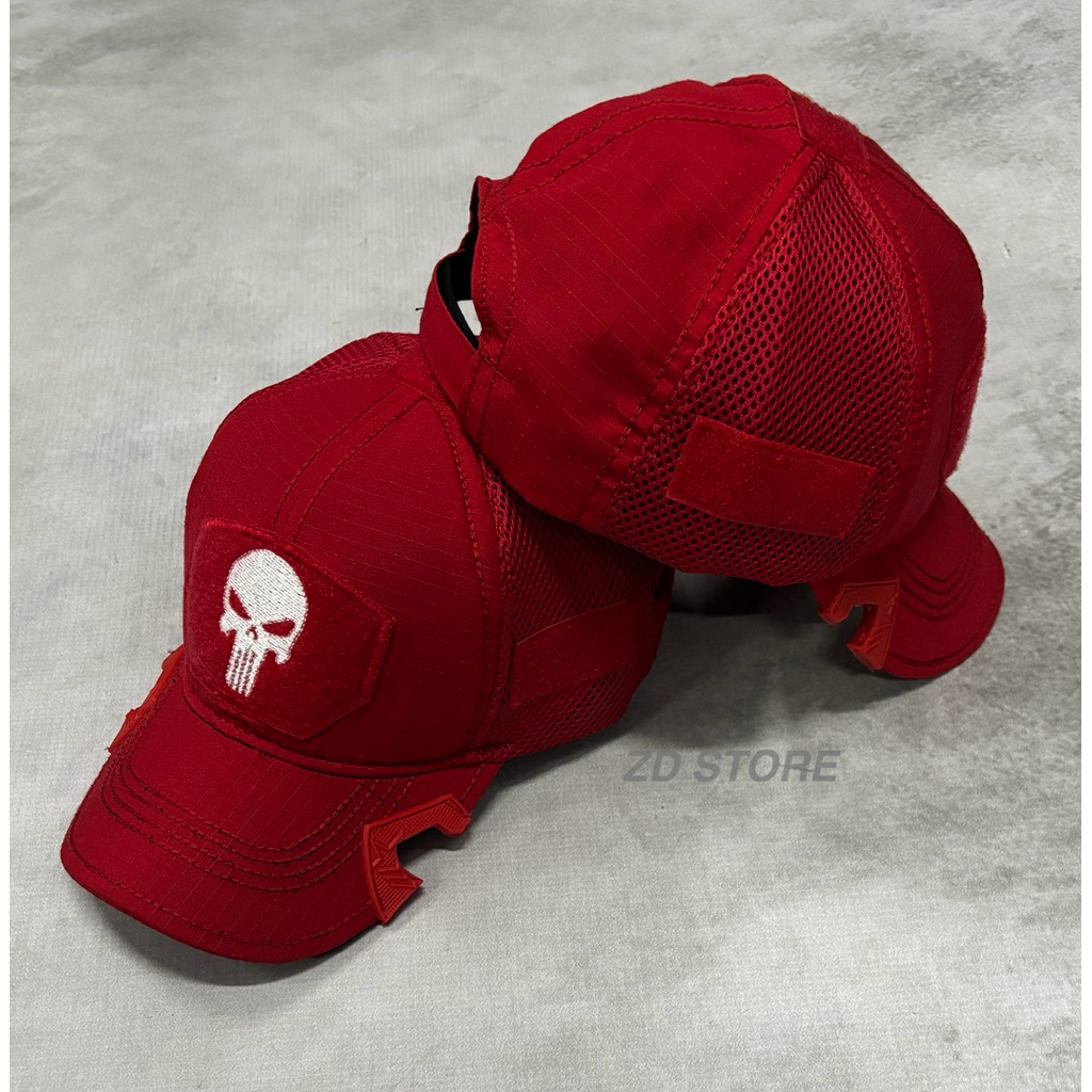 MERAH Tactical Hat RED punisher cak/Tactical Hat