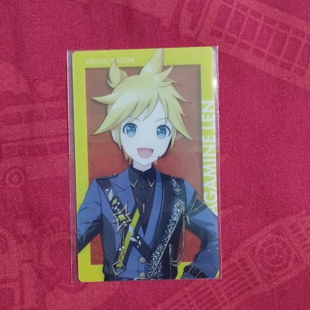 Project Sekai สีสันเวทีคุณสมบัติ Hatsune Miku ePick Card Astro ค่าธรรมเนียม Kaglamine Len นักร้องเสม