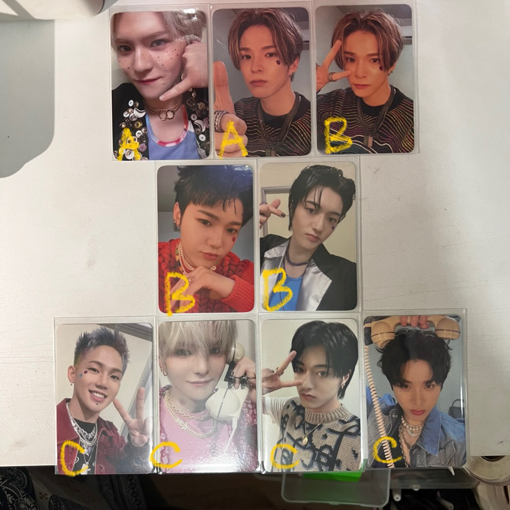 OFFICIAL - Photocard Treasure ts ch 2 hello pub ktown4u ABC hyunsuk yoshi astani doyoung haruto jugh