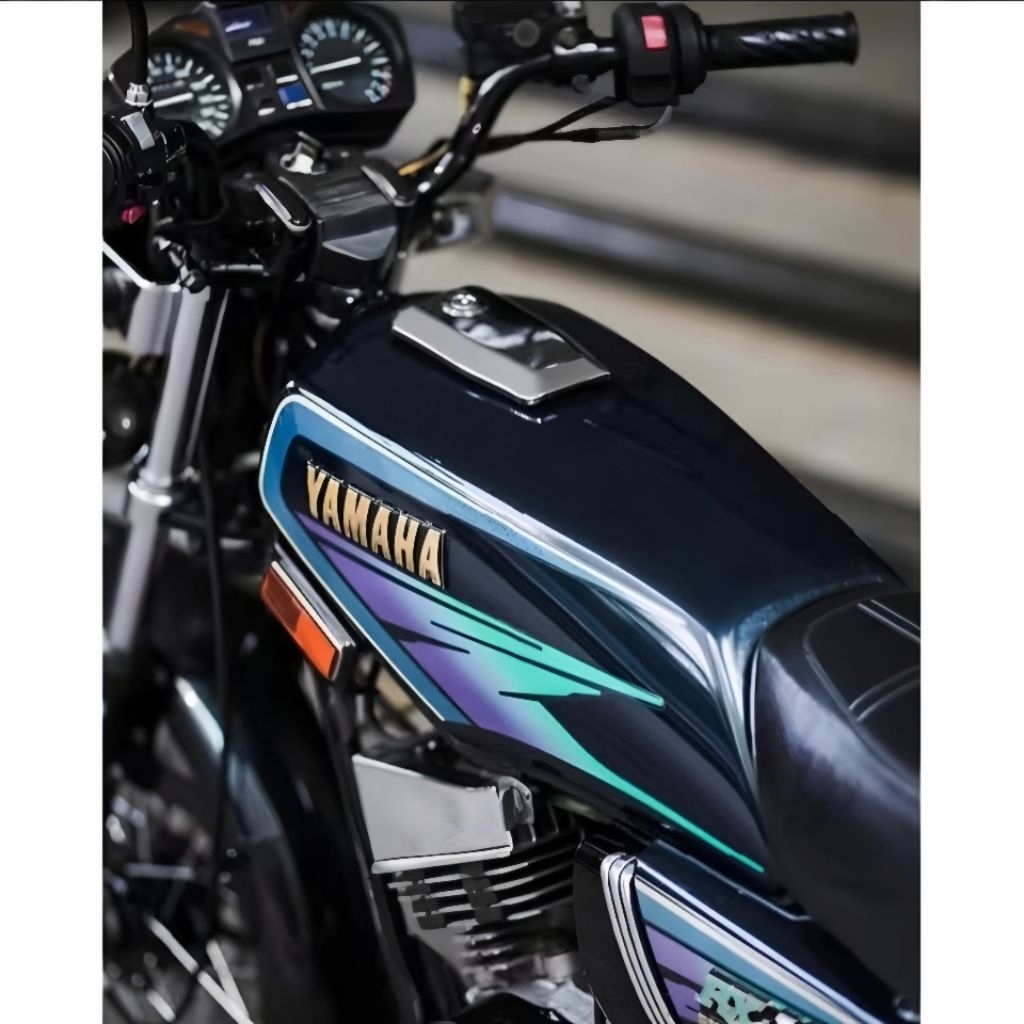 HIJAU Yamaha RX KING 1995 Striping Sticker RX King Cobra 95 Green Body List Sticker