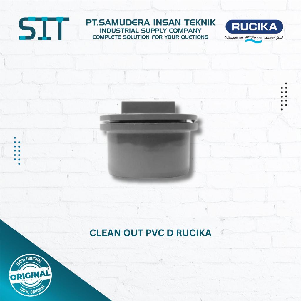 ล้างออก/CO/Dop เกลียว PVC D Rucika 3"-4" นิ้ว