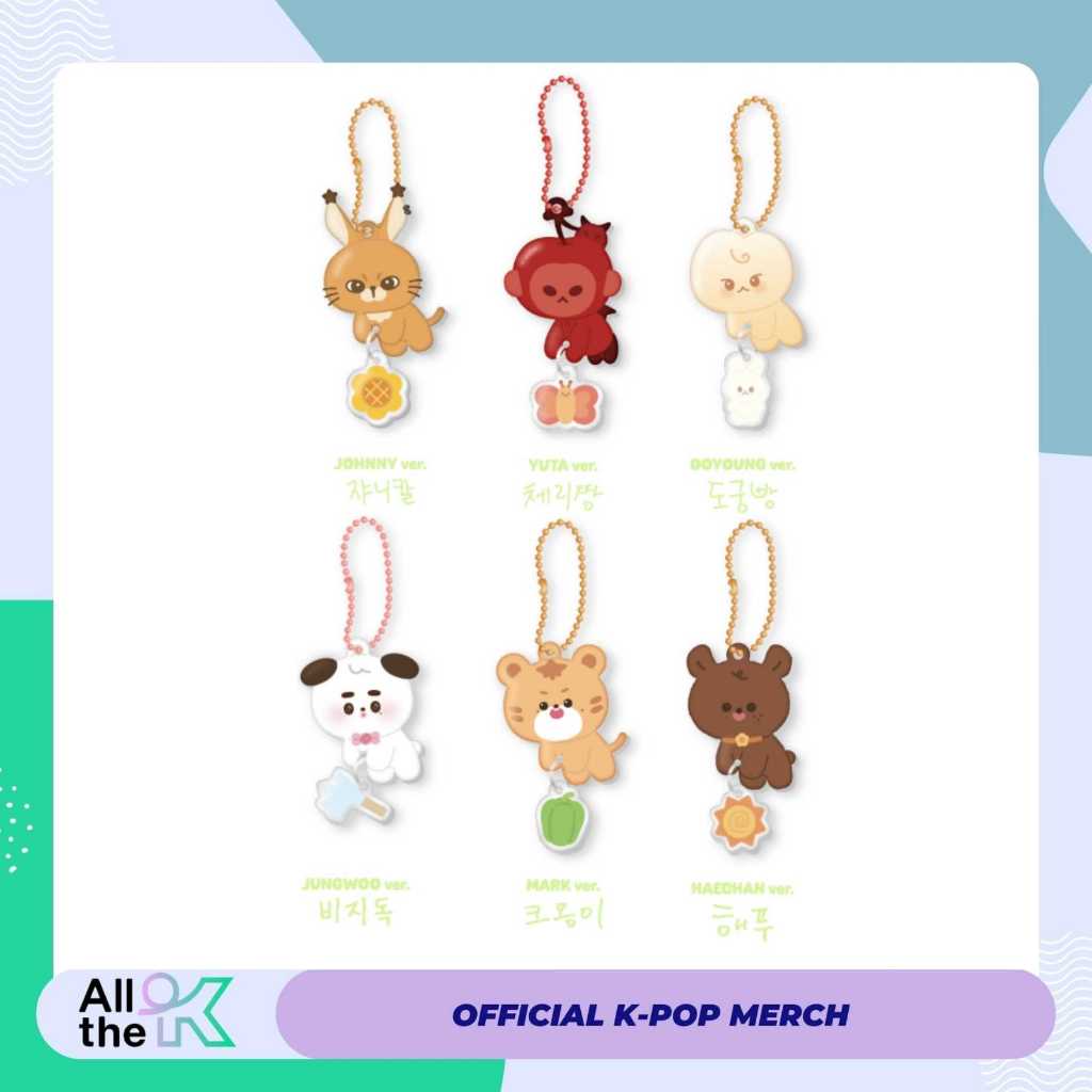 NCT 127 - 03 RANDOM ACRYLIC KEYRING / 2025 NCT 127 CHARACTER [SOM-MOONG-CHILL] MD OFFICIAL