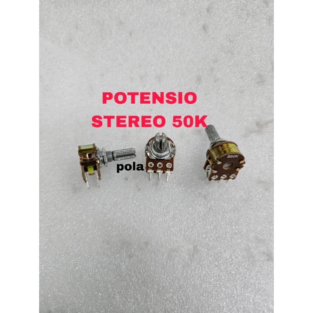 STEREO POTENSIO 50K POTENSIO 50K 6PIN