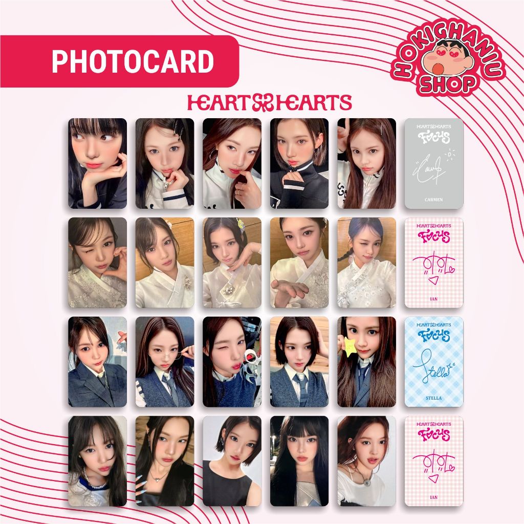 Photocard Unnofficial Hearts2Hearts H2H FOCUS Premium H2H