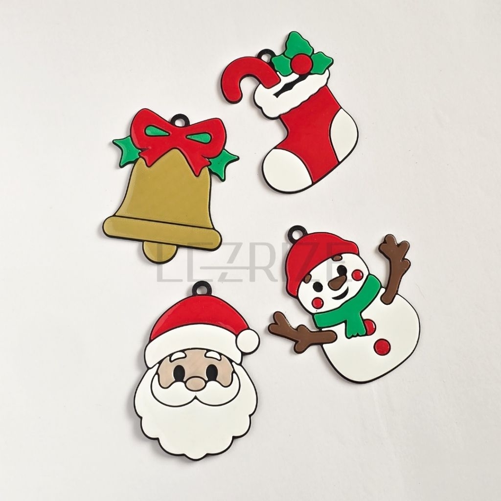 Hang Tag Hangtag Christmas [DESIGN A] / Merry Christmas 3d นูนป้ายหนาตกแต่ง Hampers ของขวัญ