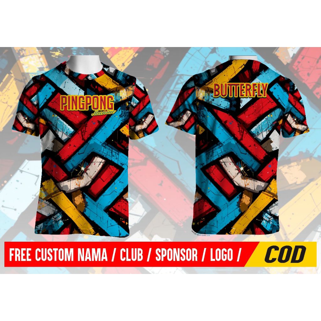 เสื้อยืด TABLE TENNIS MANIAC