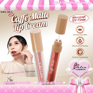 [ BELIA ] IMPLORA Caffe Matte Lipcream 2.9g | Transferproof | Blurrymatte