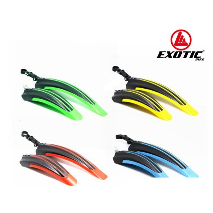ชุดบังโคลนจักรยาน BMX / MTB 20 / 24 / 26 Exotic ET-C608-1 / บังโคลน Dolphin / บังโคลน