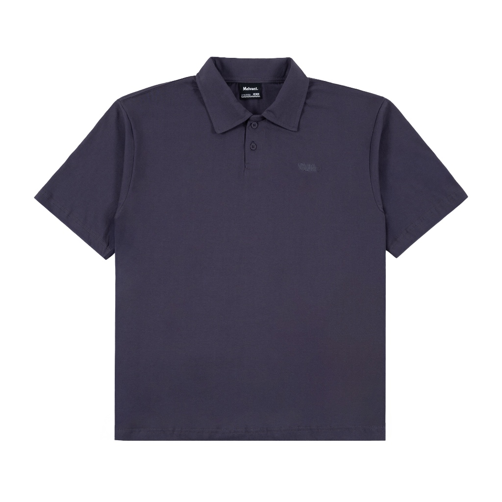 Melvant - เสื้อยืดโปโล MPL Serra Charcoal | เสื้อโปโลผู้ชายคอปก / เสื้อยืดโปโลผ้าฝ้าย