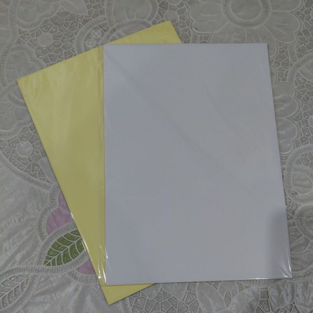 กระดาษสติ๊กเกอร์ A4 10 แผ่น / กระดาษสติ๊กเกอร์ A4 Cromo 10 แผ่น